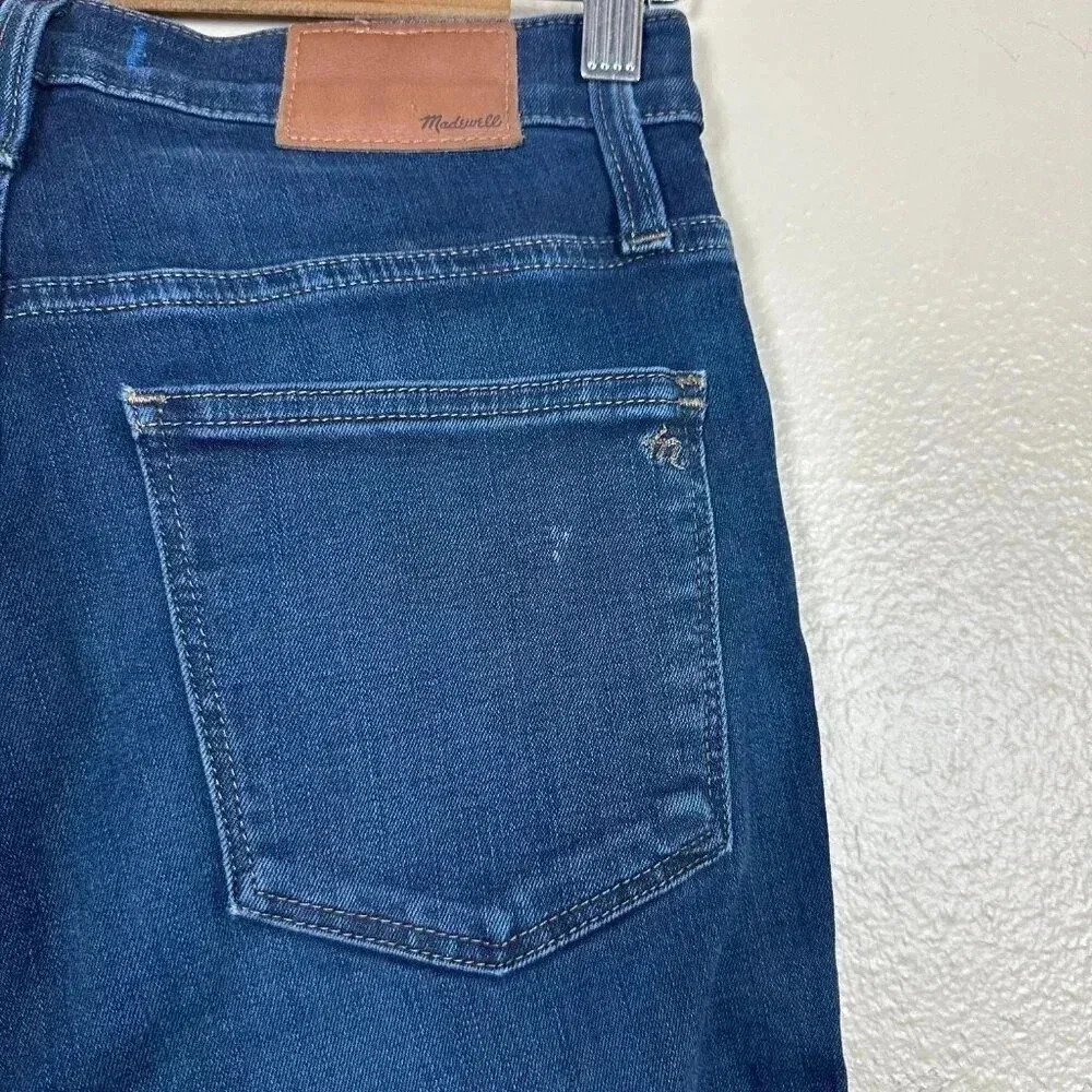 Madewell 10" High Rise Skinny Jeans Hayes Wash Women's Size 27 #F4684 - Picture 6 of 6